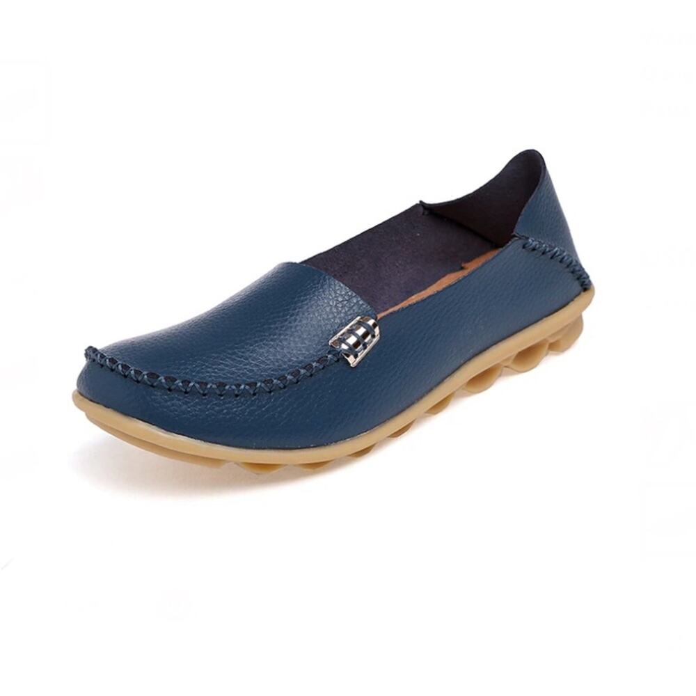 Slip on Faux Leather Loafers